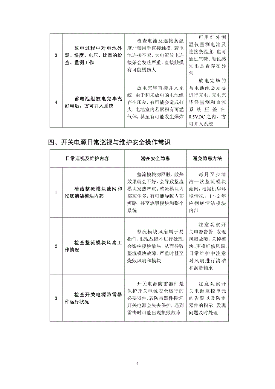 通信电源安全操作与日常维护常识_第4页