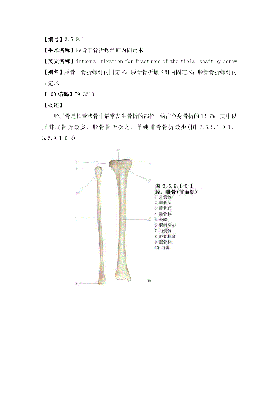 手术_3.5.9.1 胫骨干骨折螺丝钉内固定术_第1页