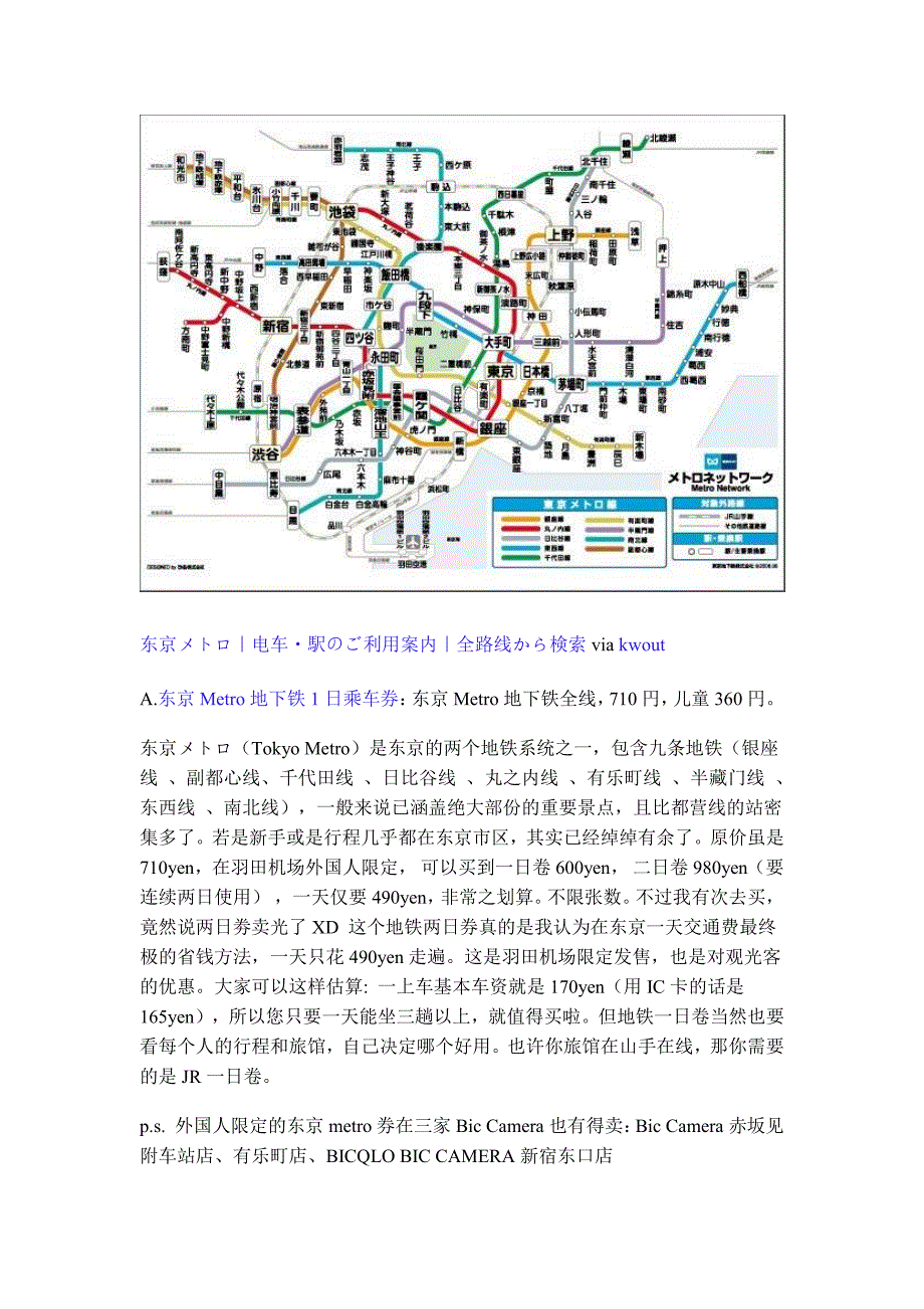 东京交通各种一日、二日、三日券全攻略懒人包_第4页