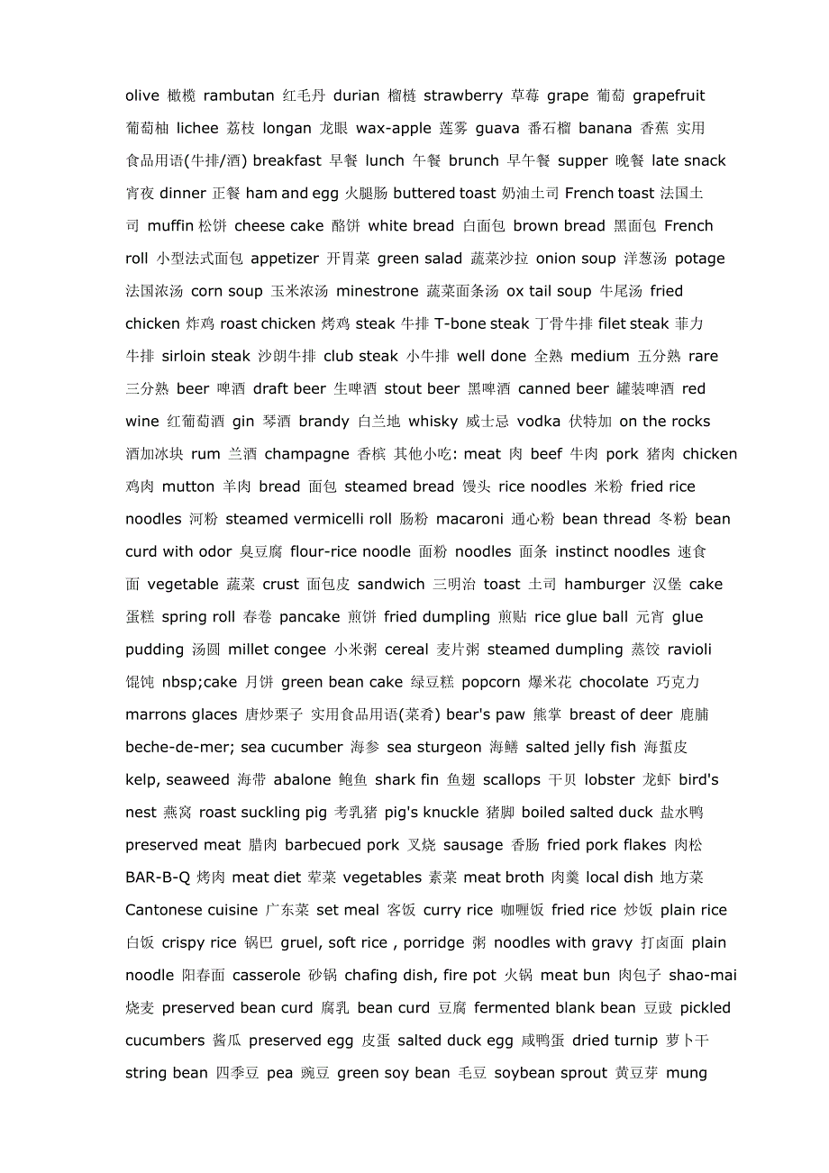 食品专业英语  鞋业专业英语_第2页