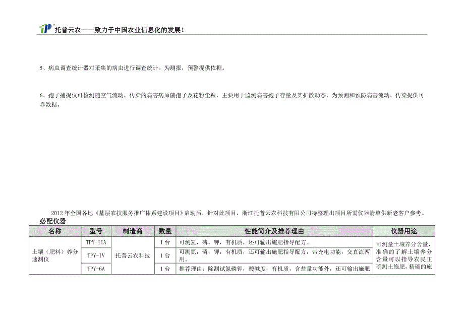 2015年云南基层农技服务推广体系建设项目的实施方案_第3页