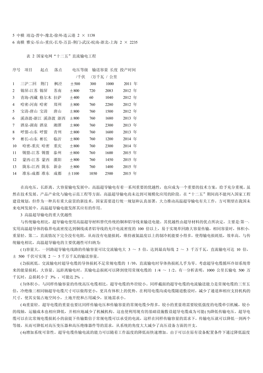 “十二五”期间高电压、长距离、大容量高温超导输电远景_第2页
