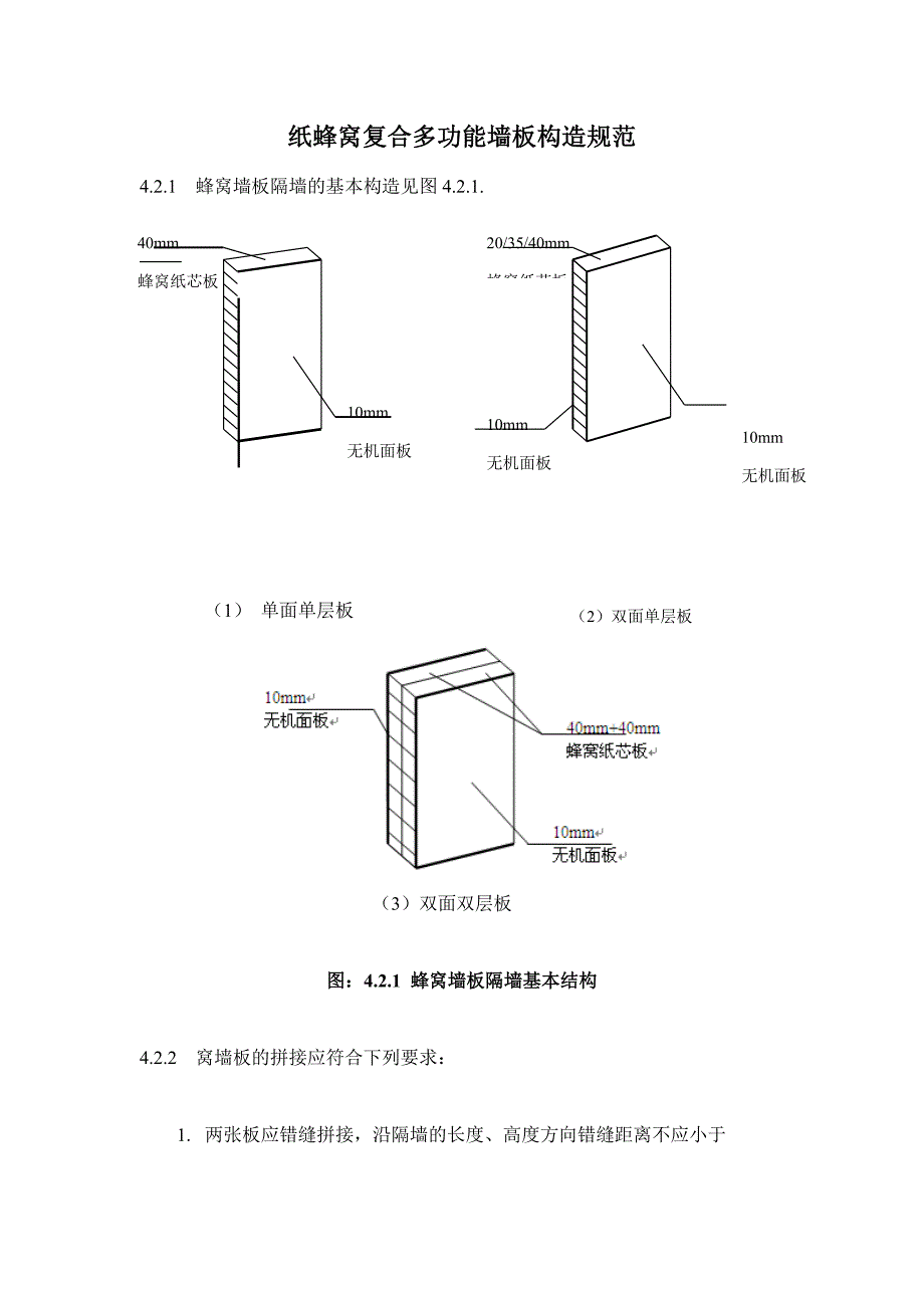 纸蜂窝复合多功能墙板构造规范_第1页