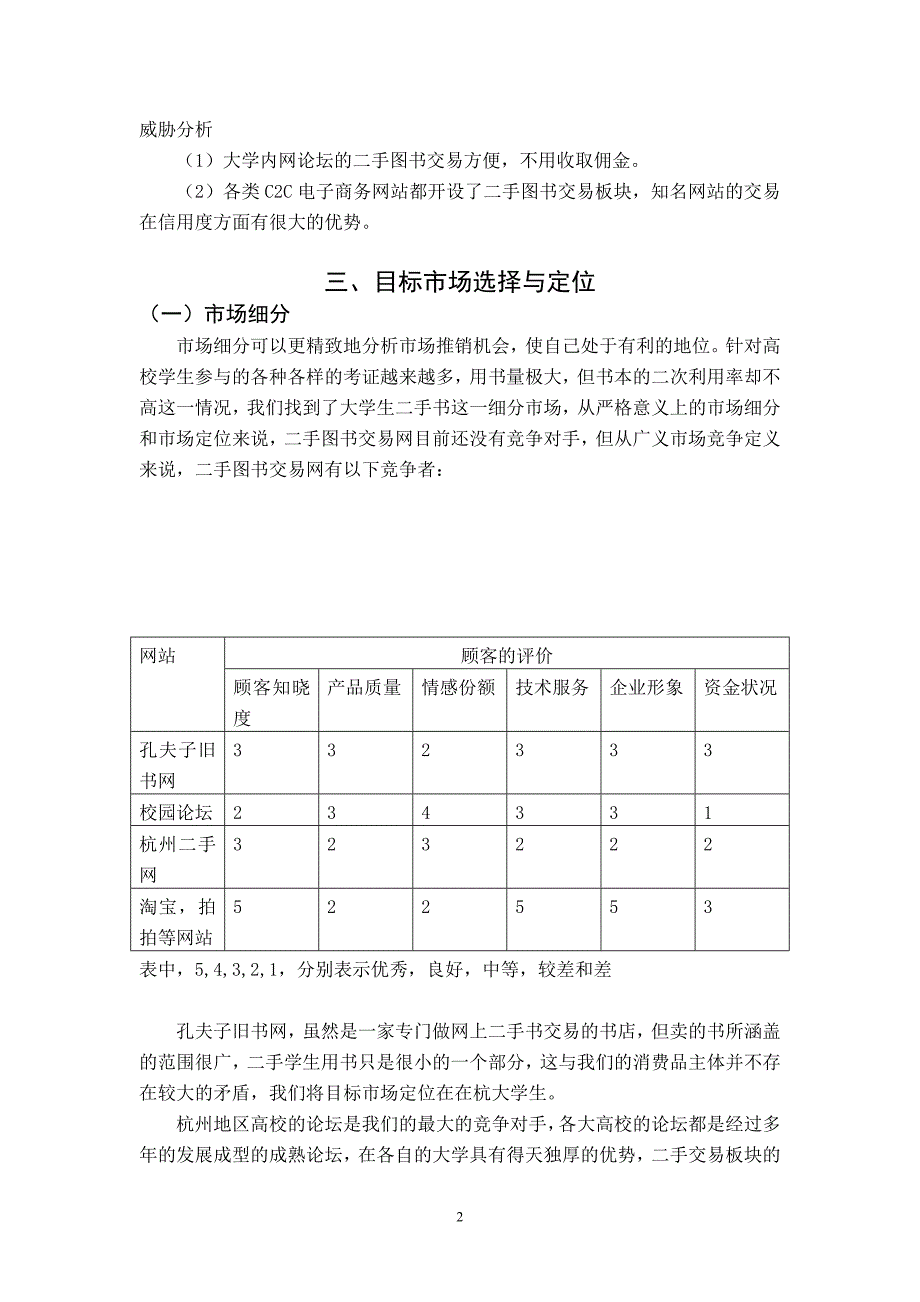 二手书买卖置换网上书店策划书_第3页