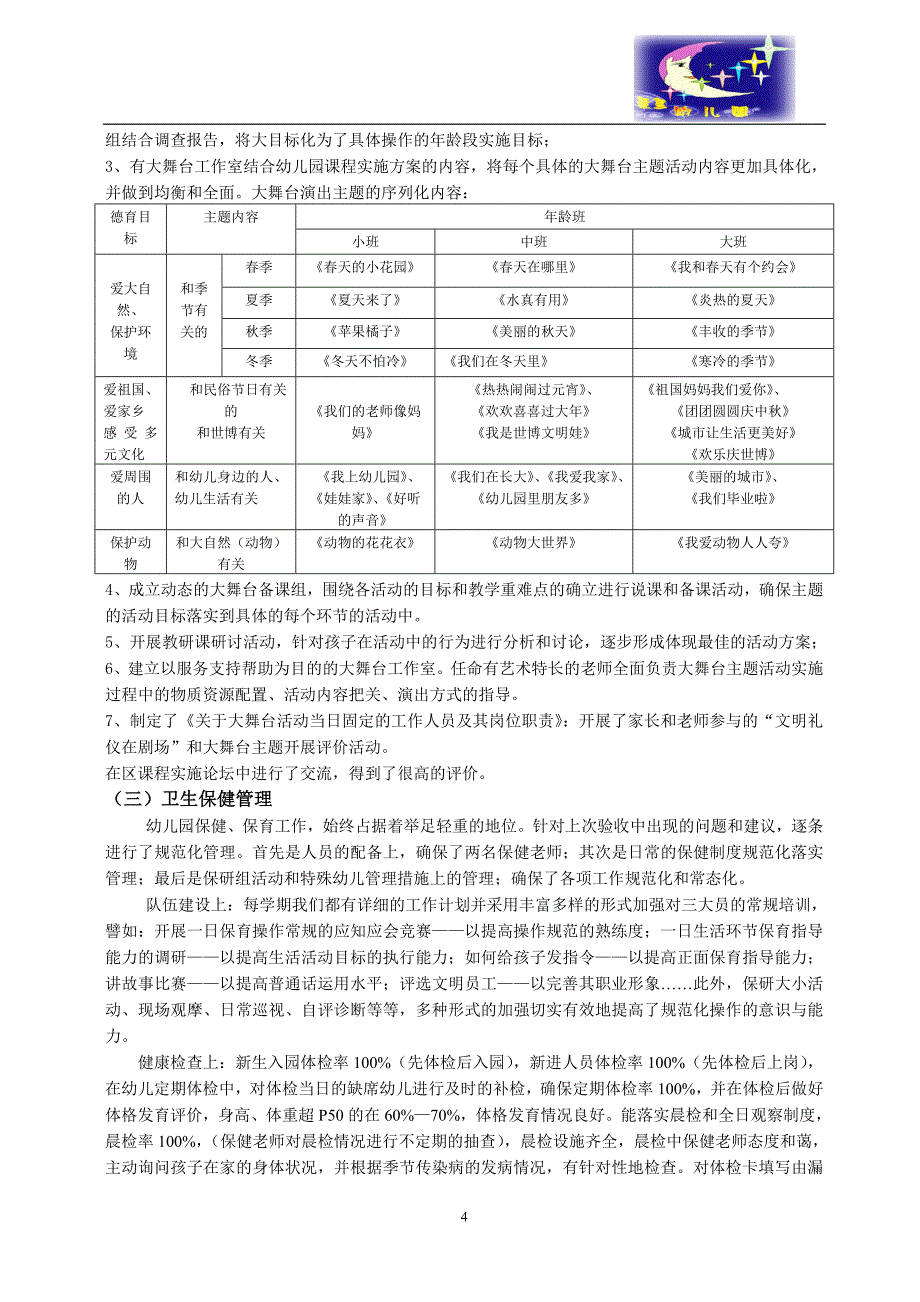 一级幼儿园复验自查报告_第4页