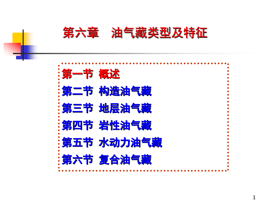 第六章 油气藏类型_第1页