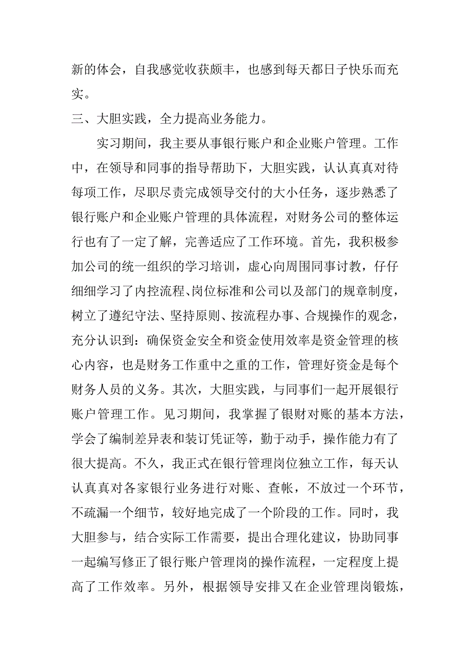 出纳工作总结3篇_第3页