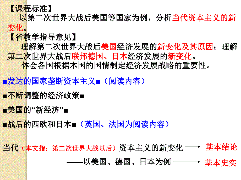 历史：6.3《当代资本主义的新变化》课件1(人民版必修二)_第2页