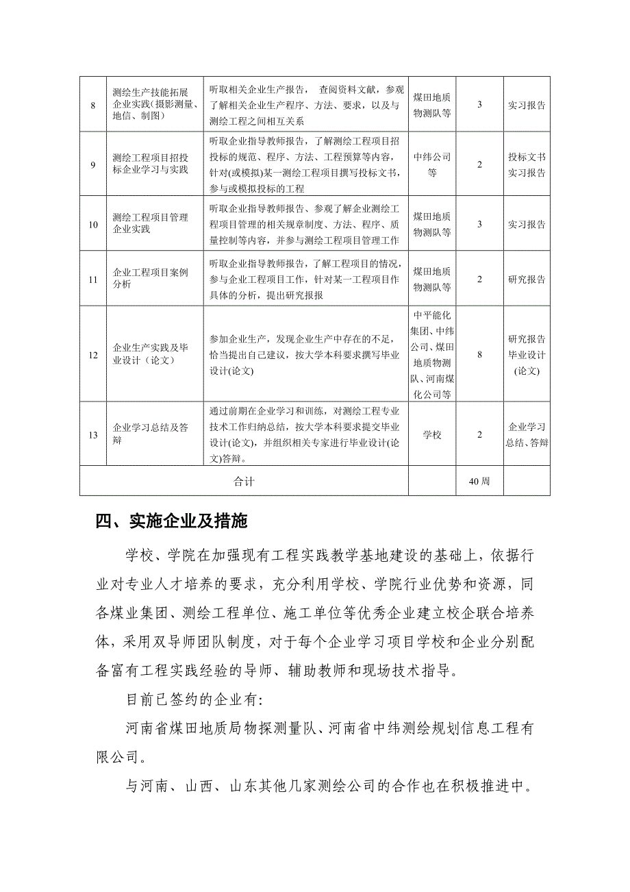 卓越工程师实施方案-测绘工程_第4页