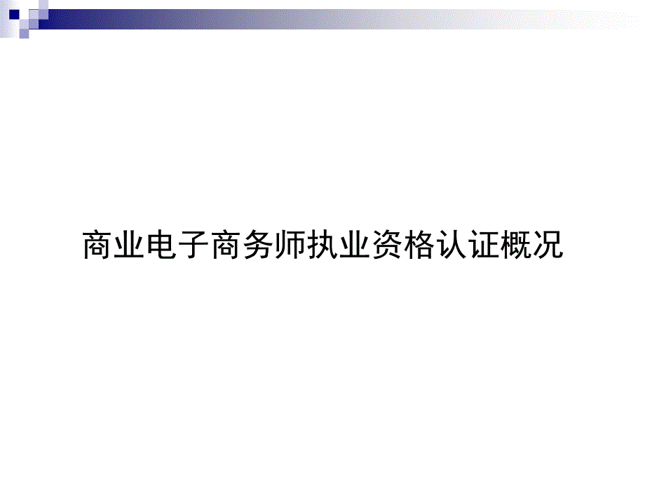 商业电子商务师执业资格认证项目_第3页