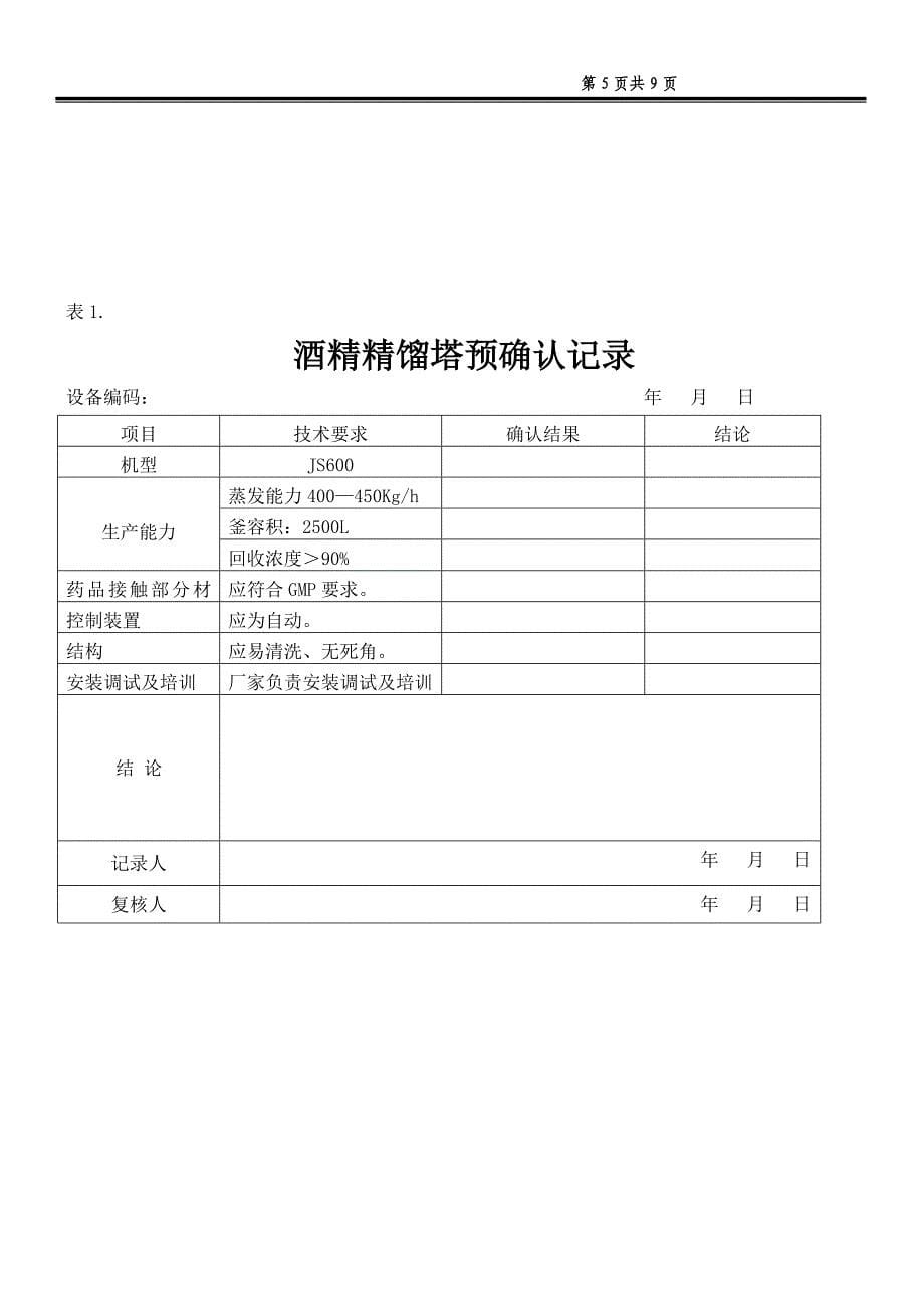 酒精精馏塔验证方案_第5页