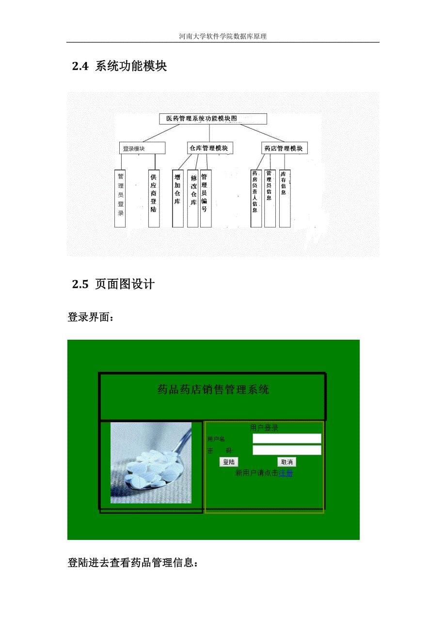 医院药品管理数据库设计系统_第5页