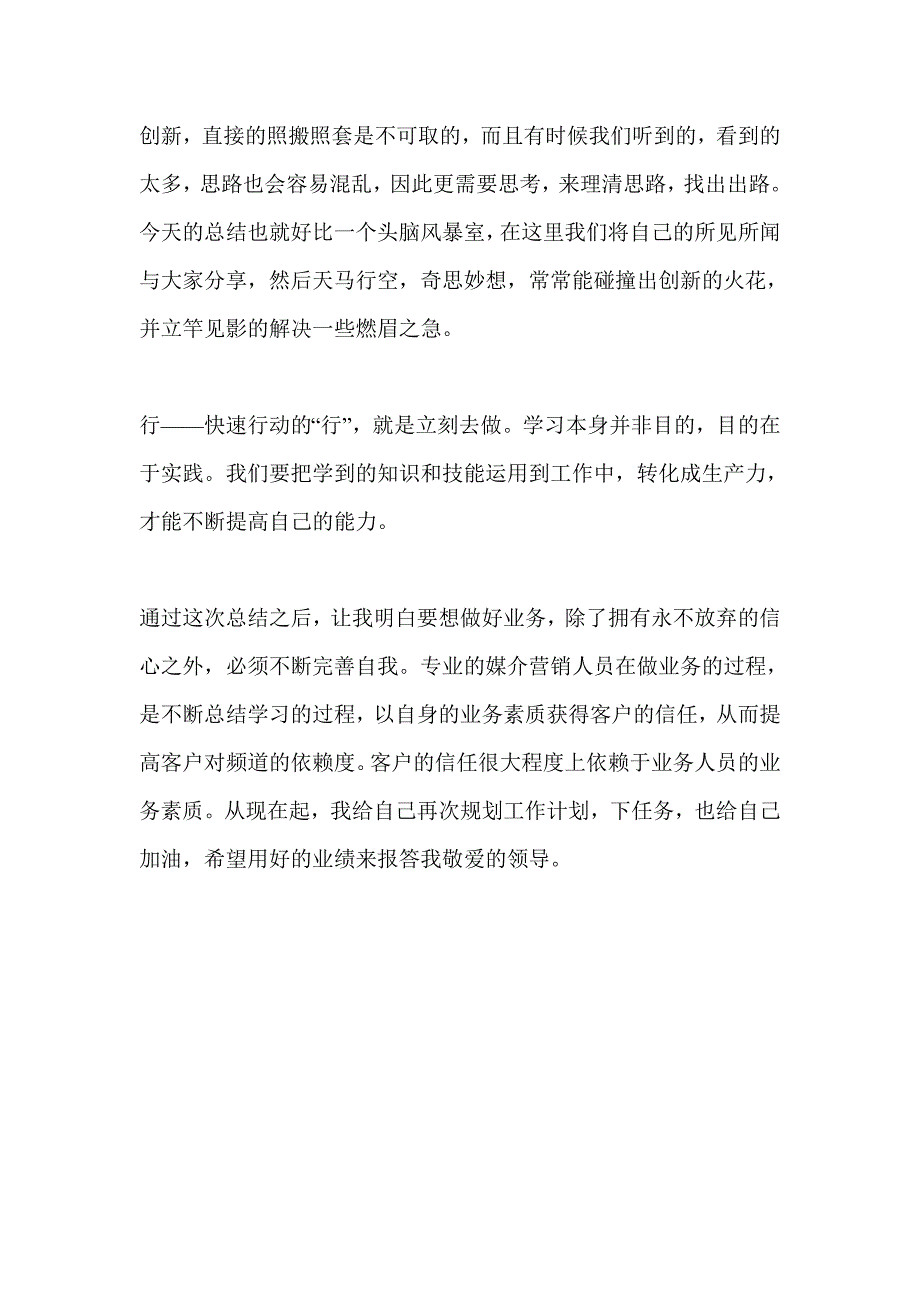 广告营销人员个人工作总结_第2页