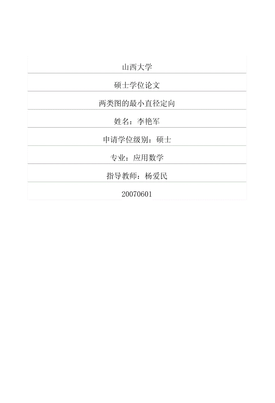 两类图的最小直径定向_第1页