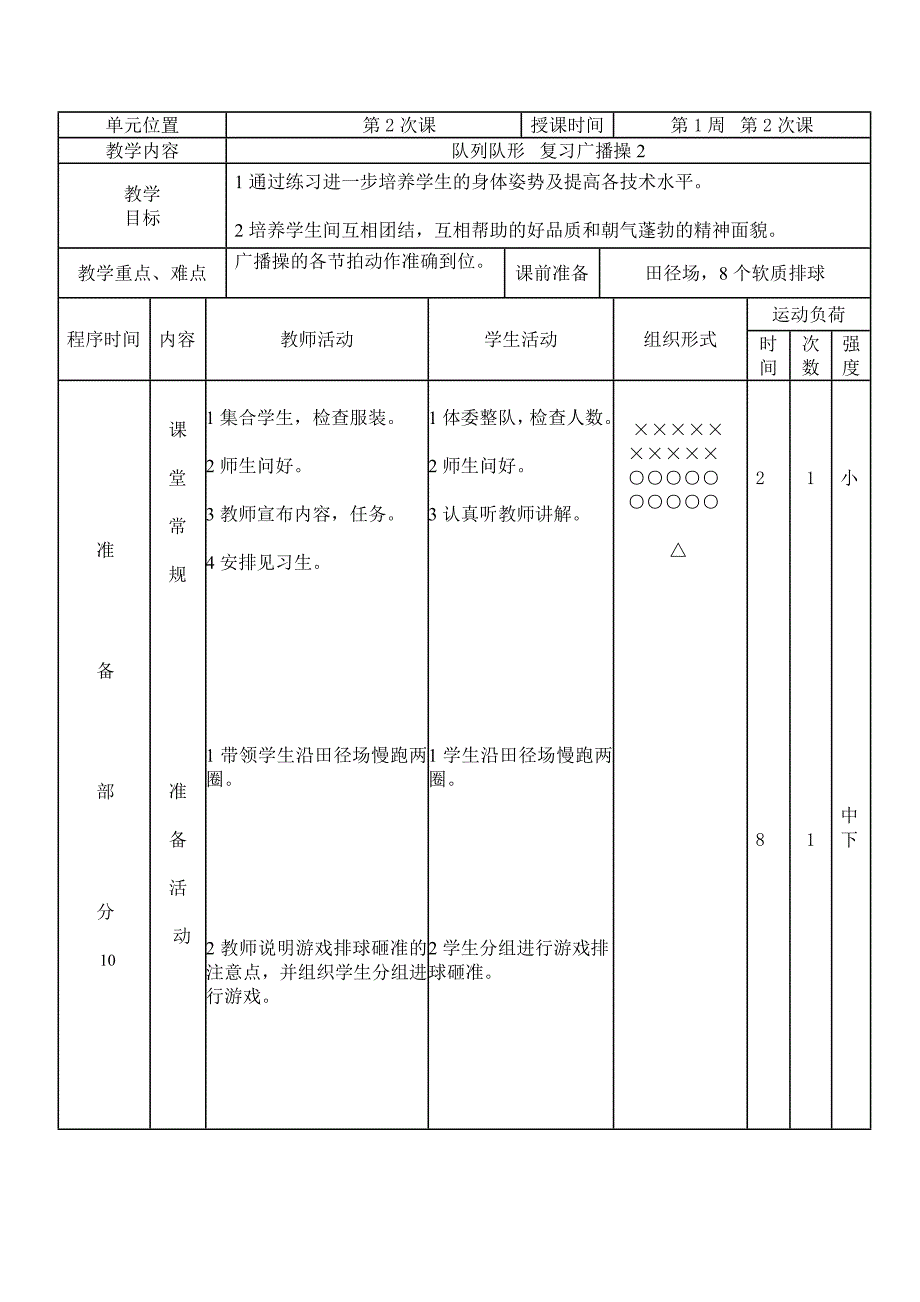 队列队形  复习广播操2_第1页