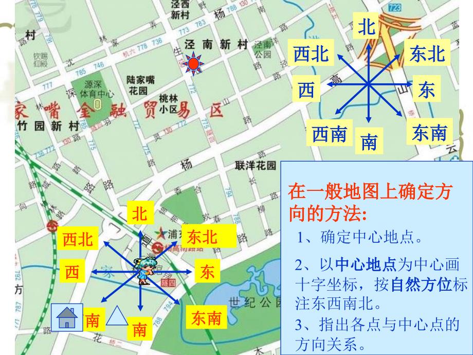 在有指向标的地图上判断方向_第4页