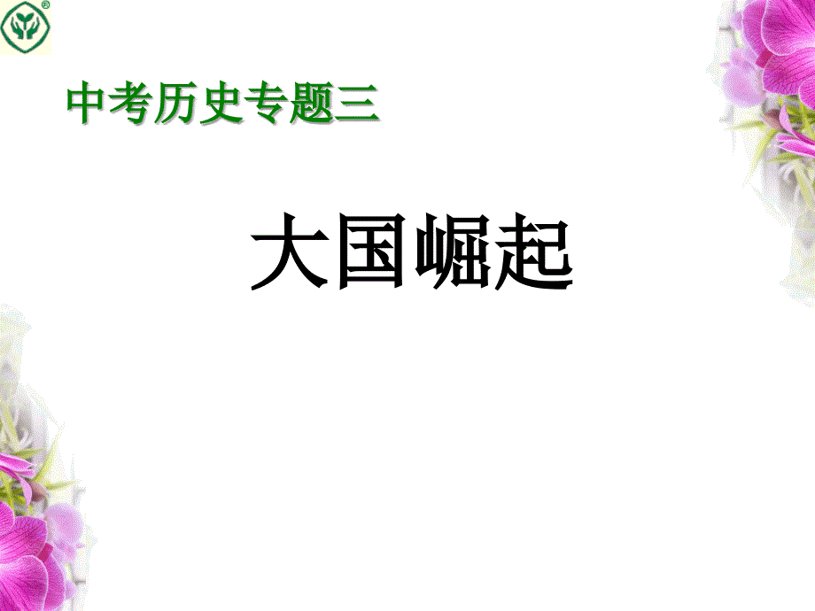 2018年中考历史复习：大国崛起(共38张)_第1页