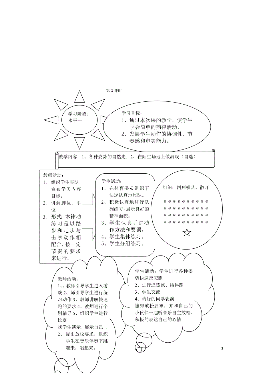 小学二年级体育上册教案_第3页