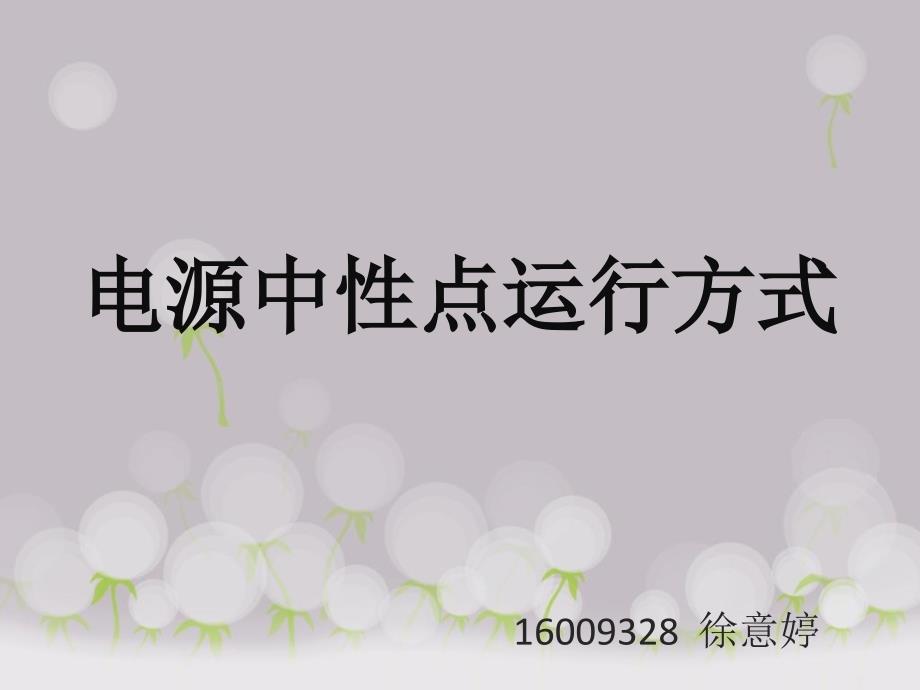 中性点的运行方式_第1页