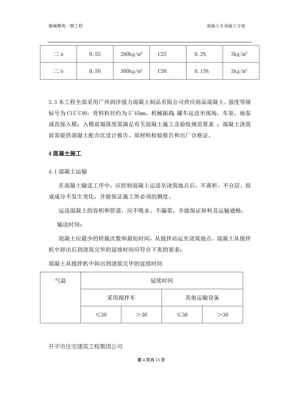 混凝土专项施工方案4_第4页