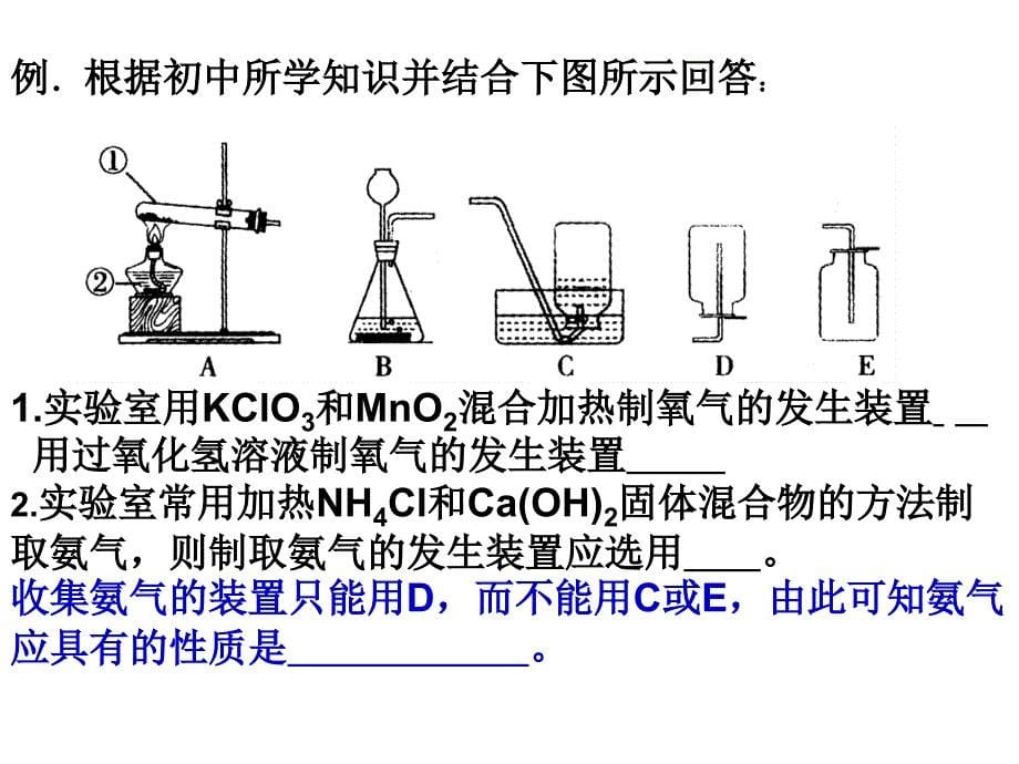 初三化学实验专题复习课件(人教版)_第5页