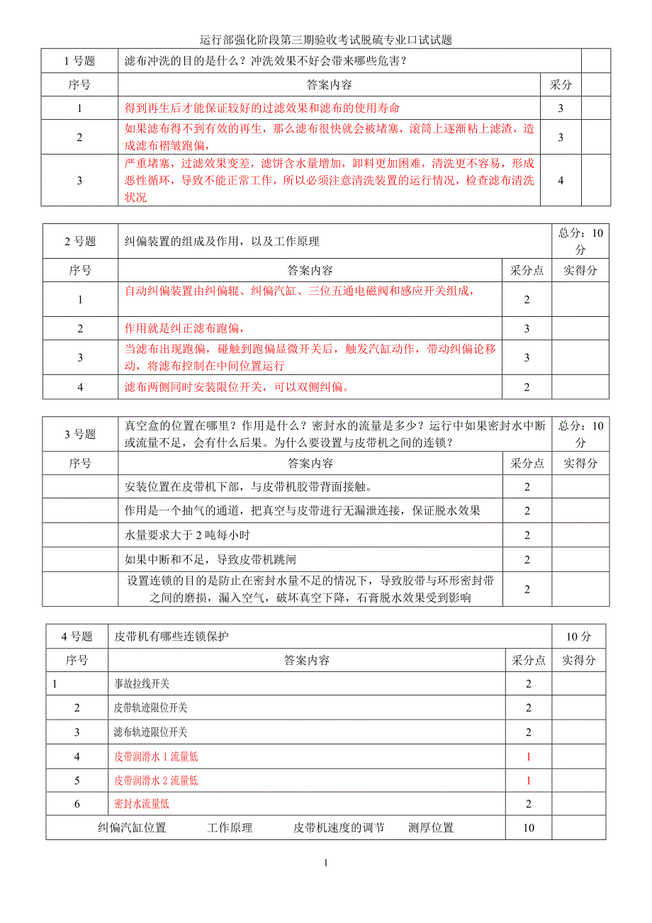 脱硫面试试题_第1页