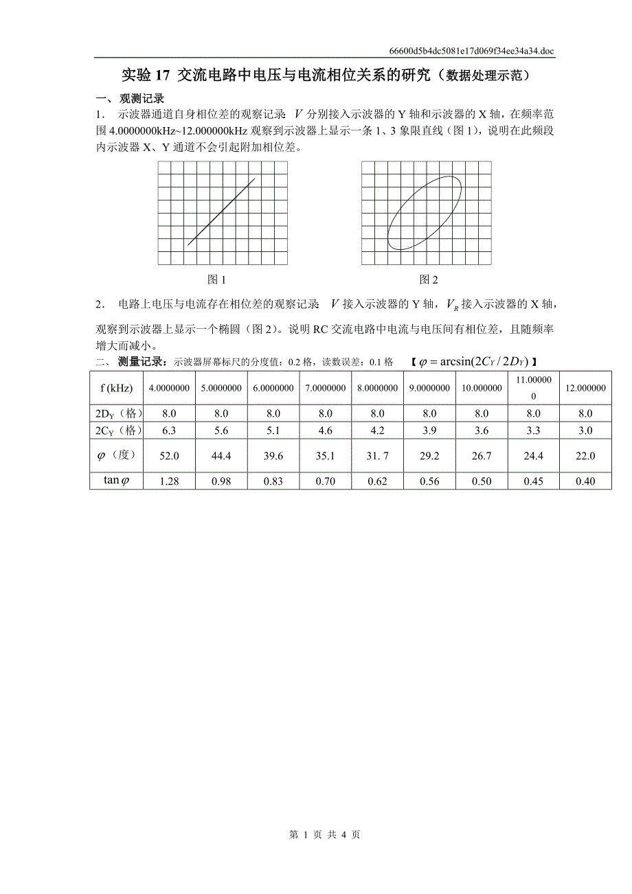 实验17相位关系数据处理示范_第1页