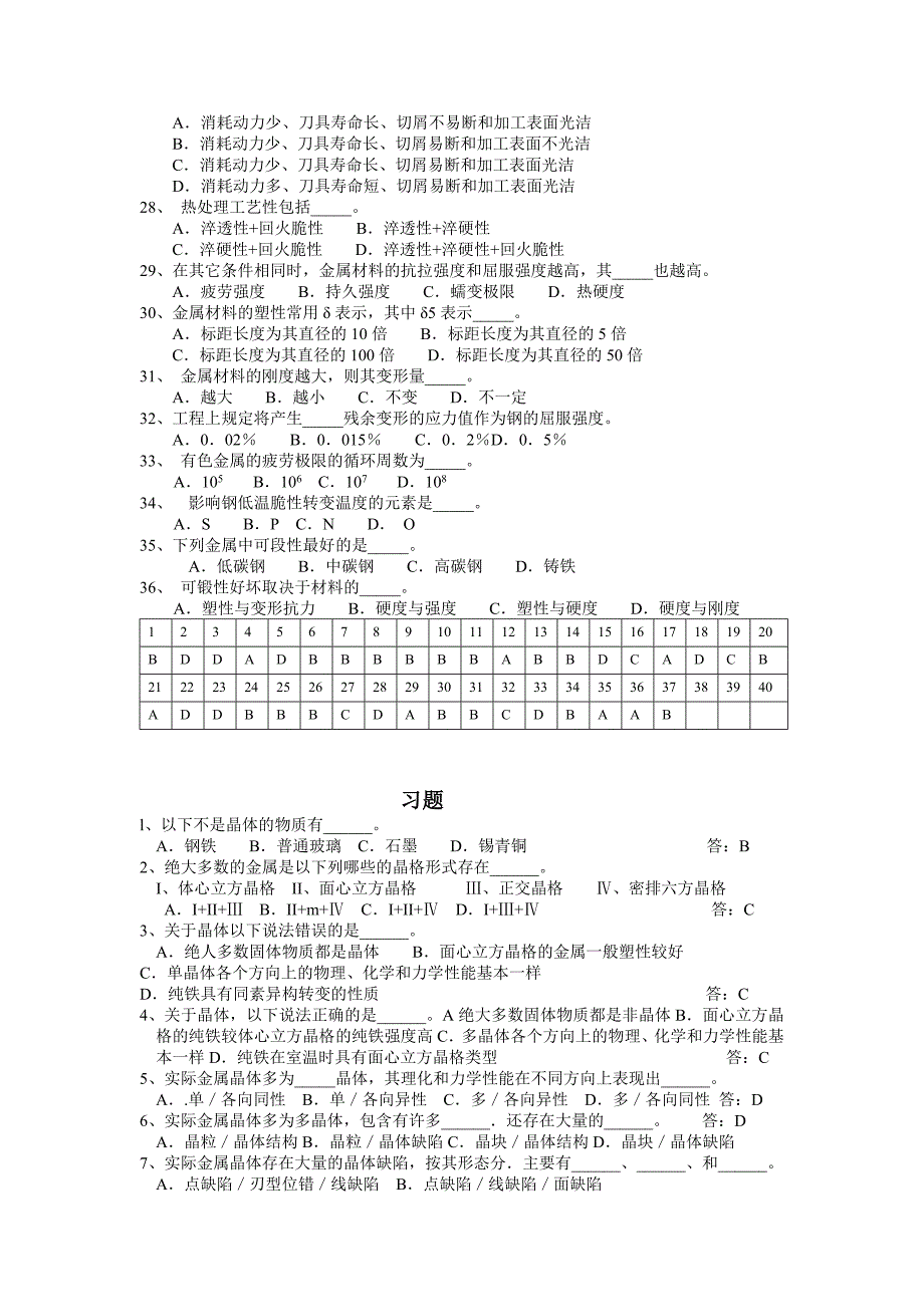 武汉中京国际海员证考试题库(轮机工程材料部分)_第2页