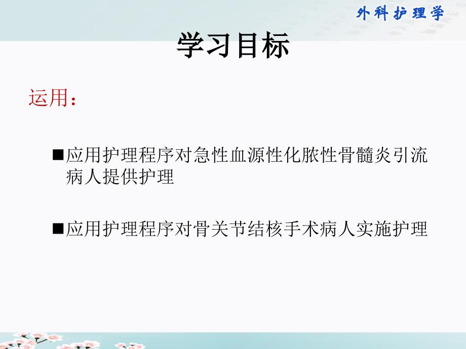 外科护理学配套光盘骨与关节感染病人的护理_第4页