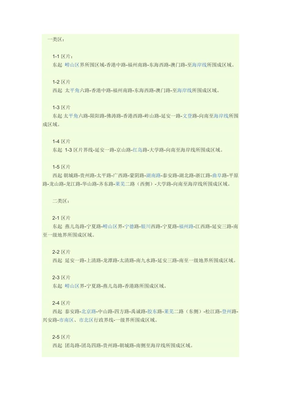 青岛1-7类区划分_第1页