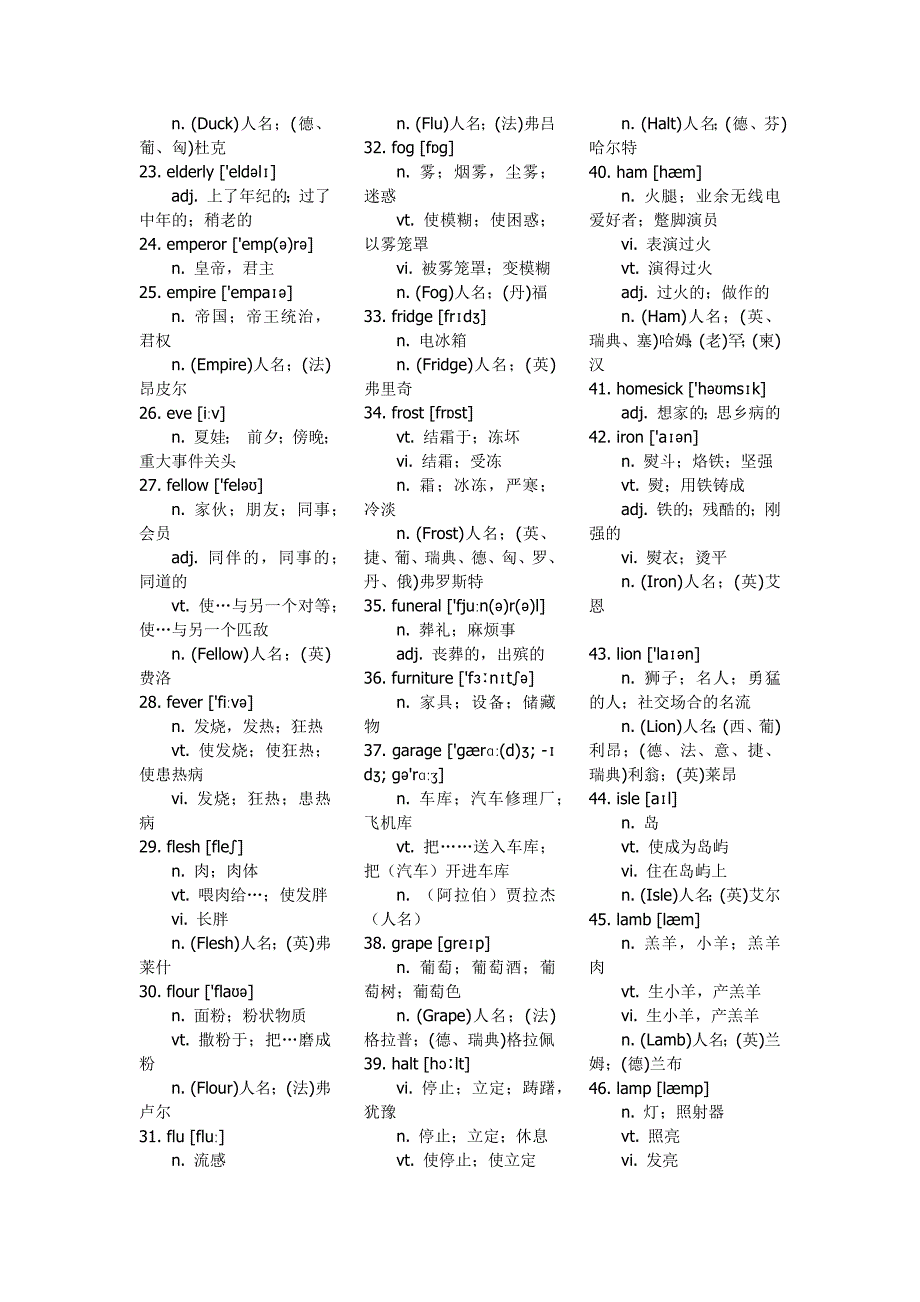 职称英语b级生单词汇总_第2页