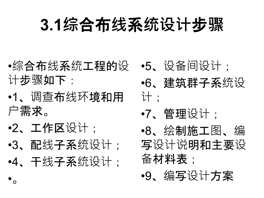 土木工程综合布线与网络工程3综合布线系统设计_第4页