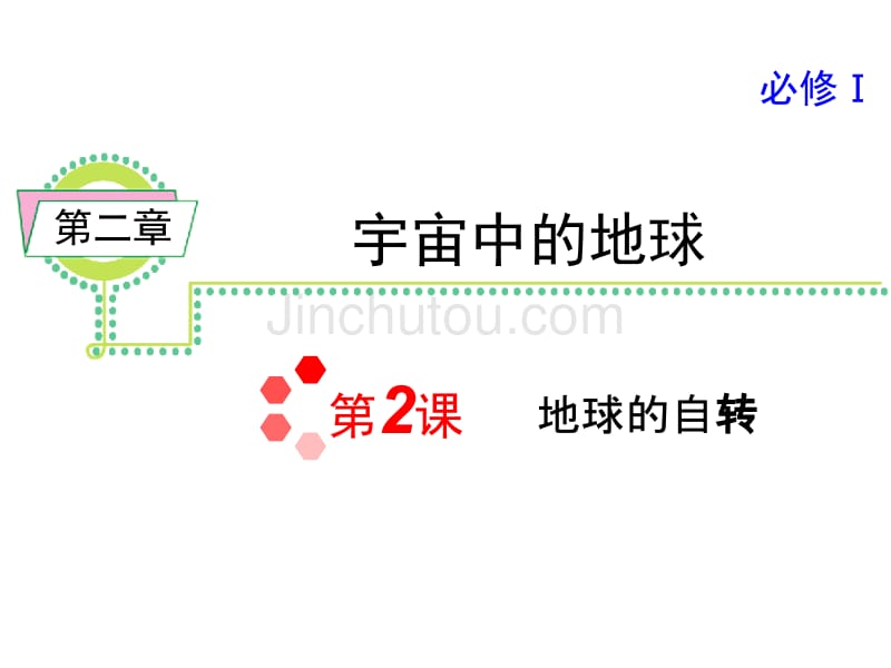 浙江省2013届新课标高考地理一轮复习导航课件：必修1第2章第2课  地球的自转_第1页