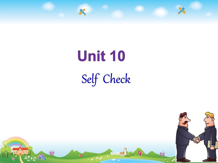 【人教版】九年级英语课件 Unit 10 Self-check_第1页