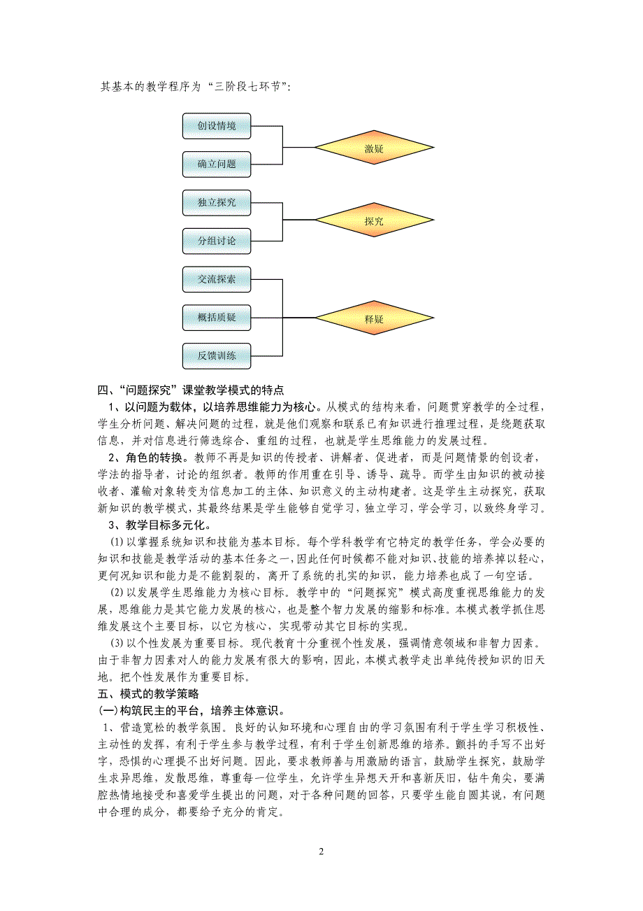 问题探究式教学模式的研究_第2页