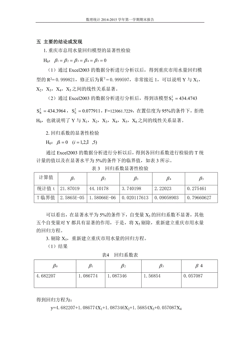 数理统计课程论文---重庆市用水量影响因素分析_第4页
