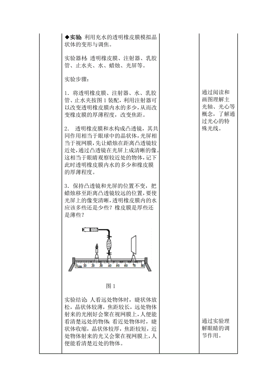 新课标人教版八年级物理《眼睛和眼镜》教案_第4页