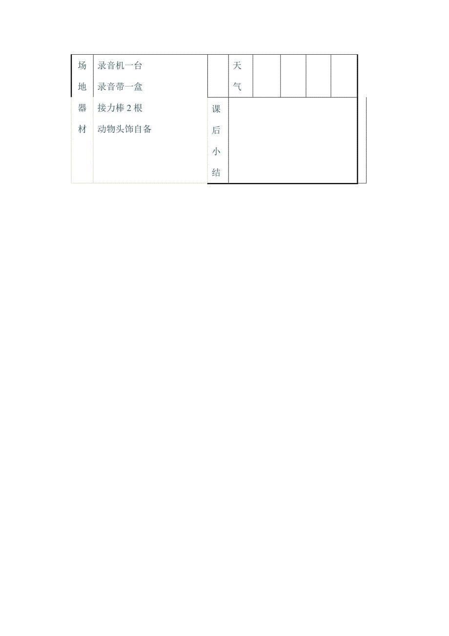 二年级体育教案 接力_第5页