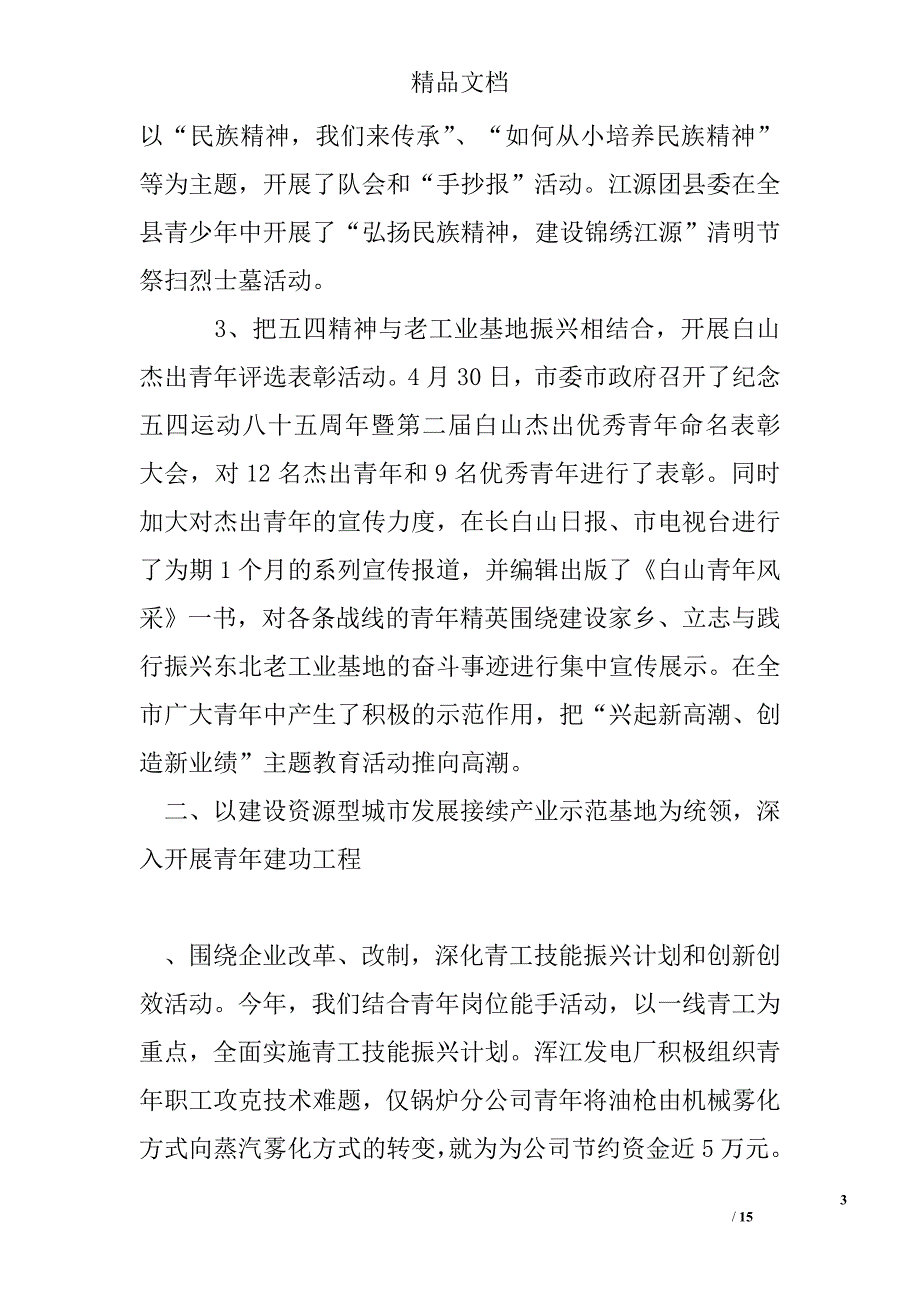 2005年全市共青团工作总结精选 _第3页