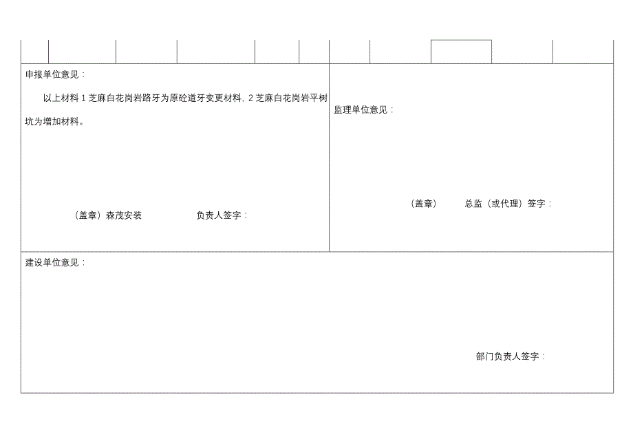 宝鸡实例工程材料价格审批单范本_第3页