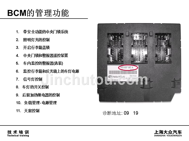 上海大众汽车_bcm车载电器管理控制单元_第5页