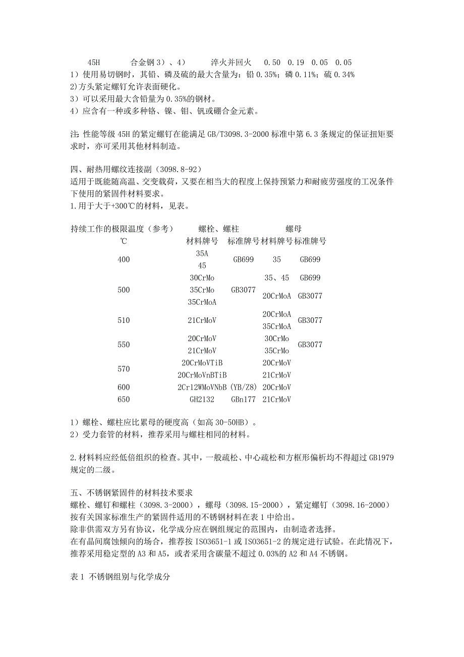 常用紧固件技术指标和材料选择_第3页