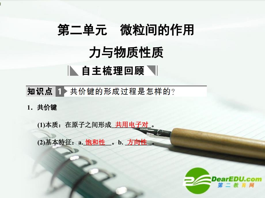 高考化学一轮复习 专题十一  选修3 第二单元力与物质性质课件 苏教版_第1页