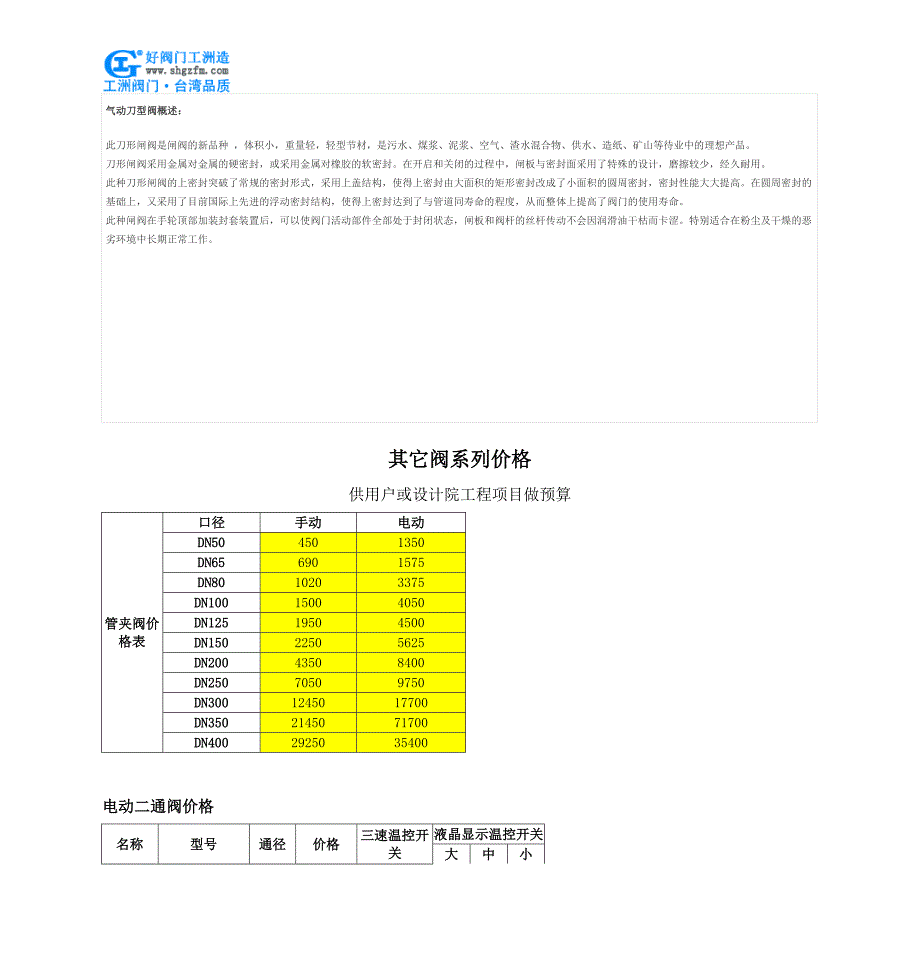 气动刀型阀-pz673x气动刀型阀_第2页