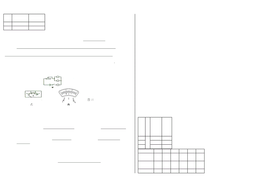 上海初三物理模拟试题_第3页