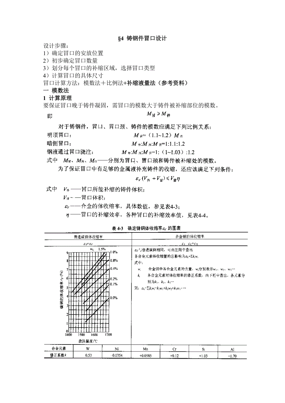 铸钢件冒口的设计与计算_第1页