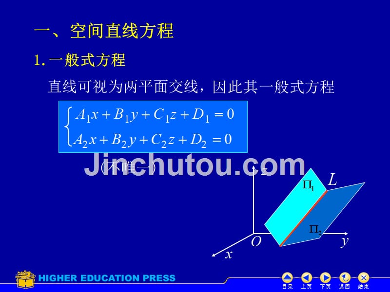 大学空间向量解析几何ppt_第2页