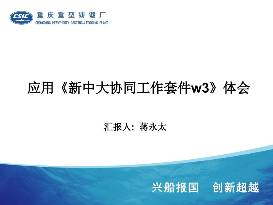 应用《新中大协同工作套件w3》体会_第1页