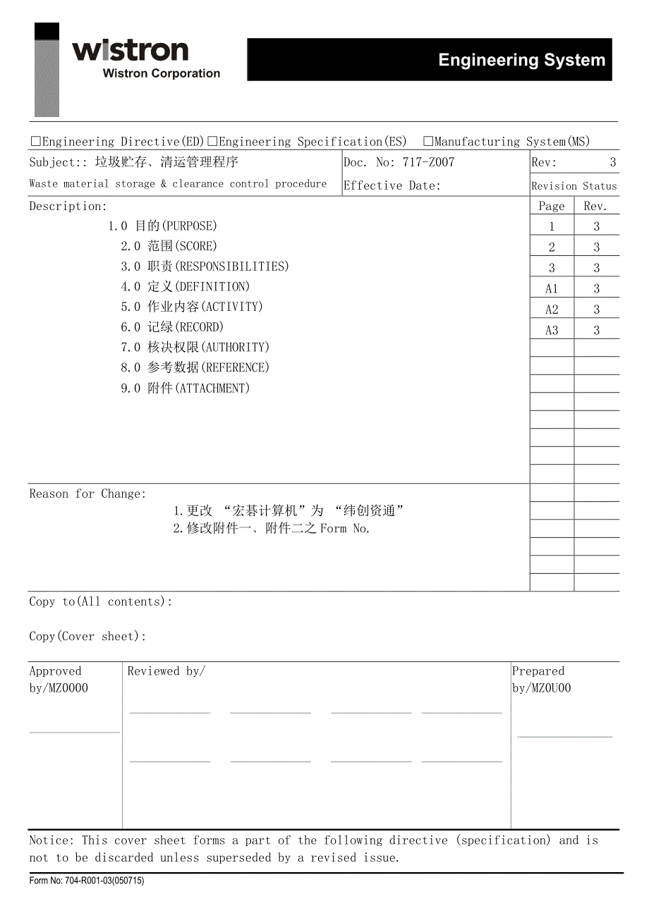 垃圾贮存﹑清运管理程序_第1页