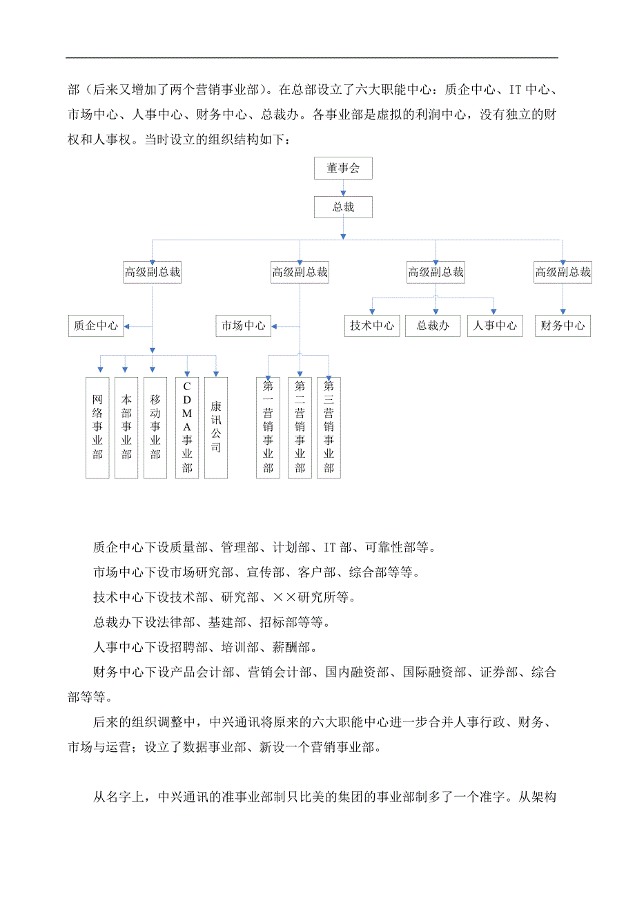 美的集团与中兴通讯组织结构比较研究_第3页